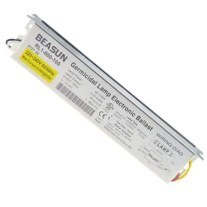 Ballast électronique 100-200 V de lampe UV de traitement de l'eau de RL1-800-100 240 W/75W/80W