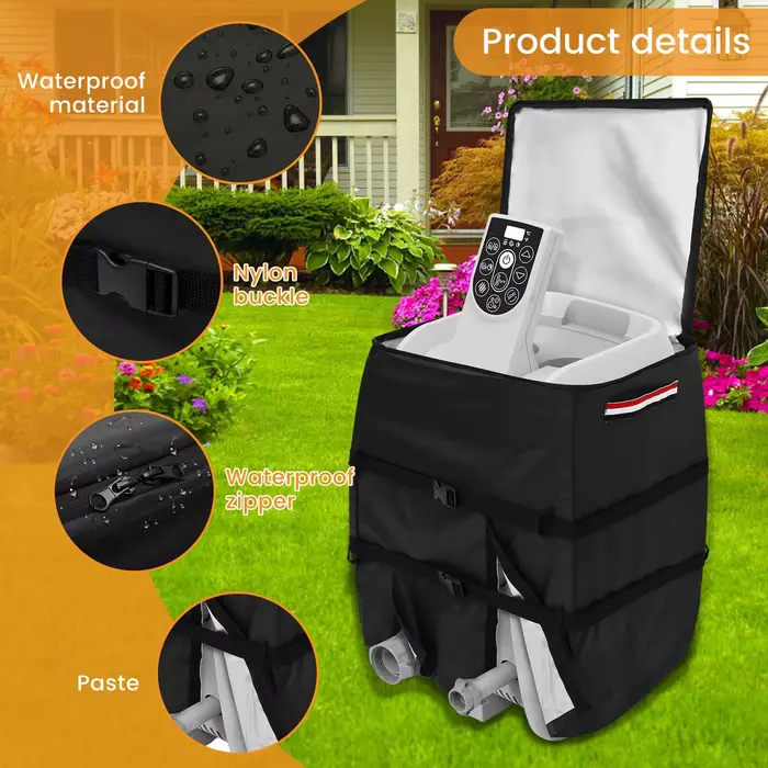 Couvercle de pompe de chauffe-eau gonflable universel pour spa