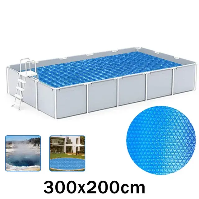 Couverture solaire ronde anti-poussière pour piscine, 3.6m, isolation thermique, couverture anti-pou