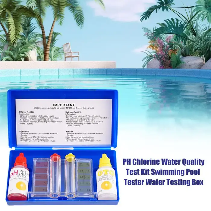 Kit de test de qualité de l'eau PH Combo ine