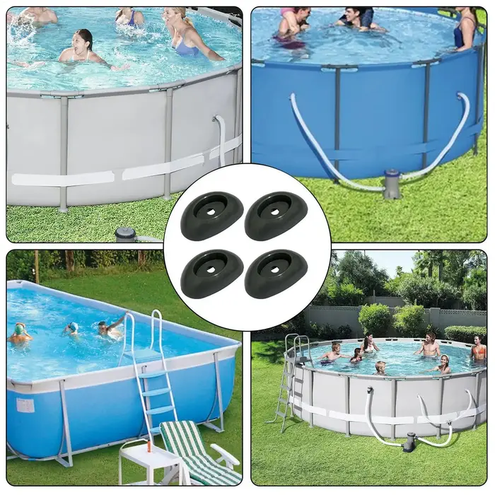 Lot de 4 embouts de pieds de piscine
