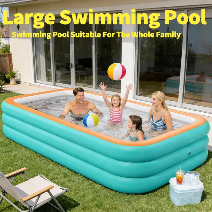 Piscine gonflable durable pour toute la famille