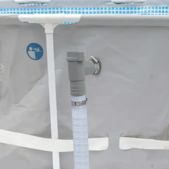 Adaptateur de tuyau de piscine en PVC