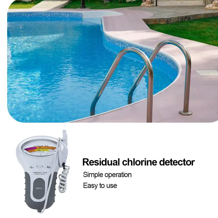 Testeur professionnel de pH et de chlore (CL2) avec sonde pour piscine et spa
