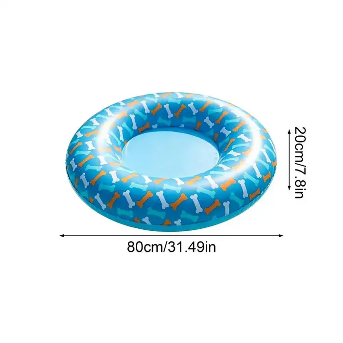 Piscine gonflable pour chien en PVC, anti-fuite, antidérapante, pour jeux aquatiques en lac, plage o