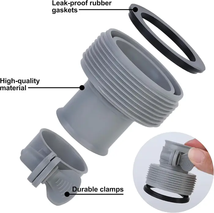 Adaptateur de tuyau de piscine pour pompe à sable