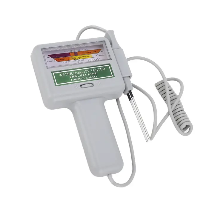 Testeur de PH d'eau de piscine Portable/compteur de chlore, vérificateur de niveau facile à utiliser