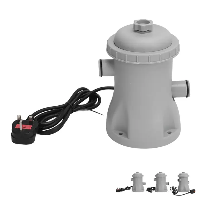 Pompe à filtre à cartouche transparente pour piscine