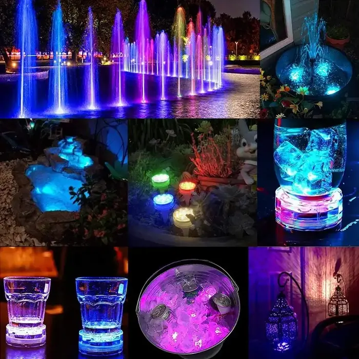 Lumière de piscine 13LED télécommande RGB