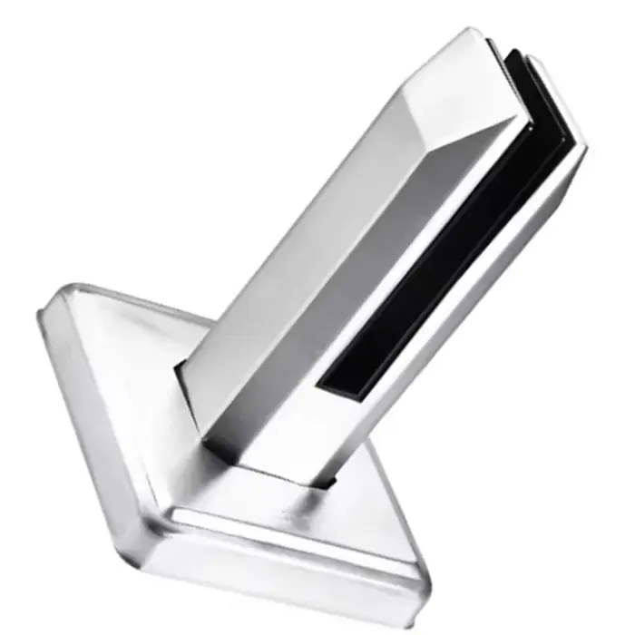Pince de piscine en acier inoxydable Y51A-304, panneau de verre, clôture de piscine, Support d'escal