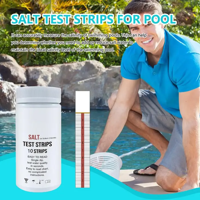 Bandes de test de sel pour piscine