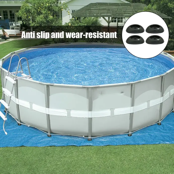Lot de 4 embouts de pieds de piscine