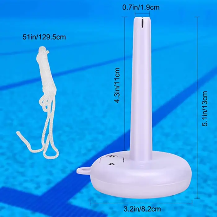 Thermomètre solaire étanche pour piscine