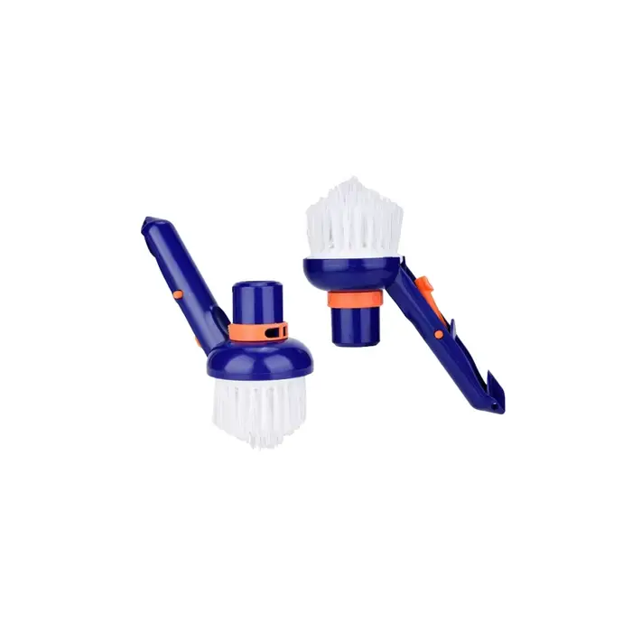 Brosse d'aspiration pour piscine avec poils en nylon pour le nettoyage des sols et des surfaces