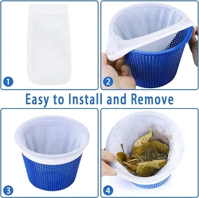 Sac filtrant élastique pour piscine
