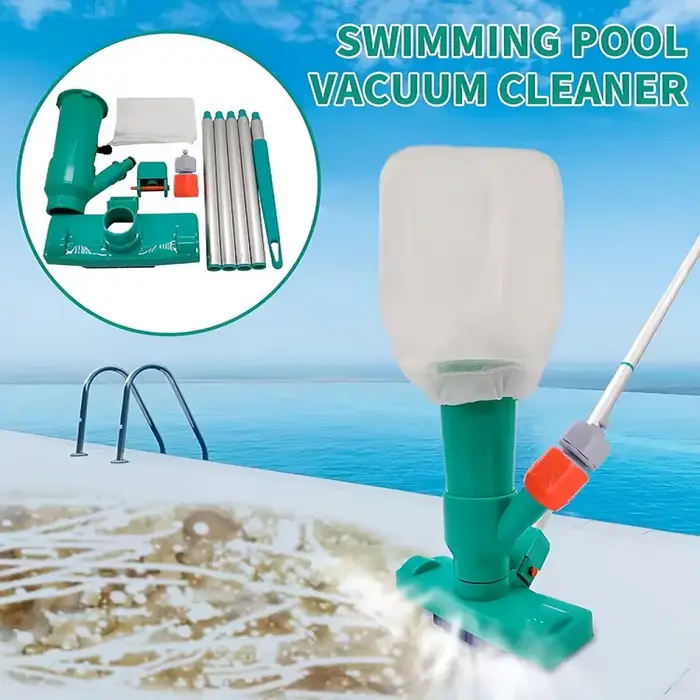 Aspirateur à jet subaquatique pour piscine avec brosse