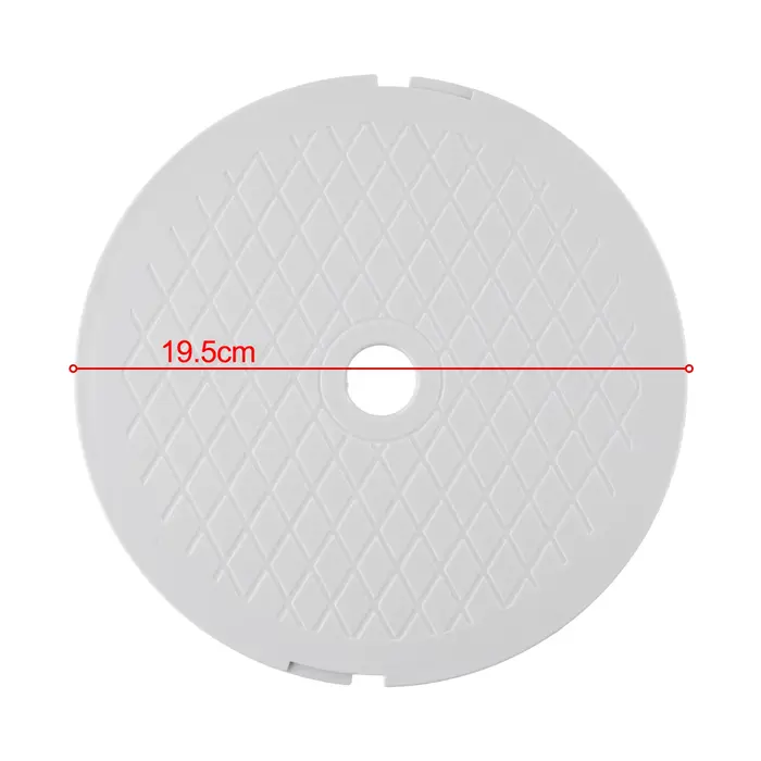 Couvercle d'écumoire de piscine rond en plastique