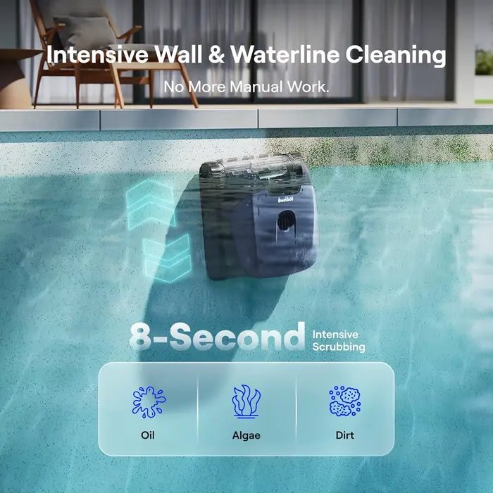 Robot aspirateur de piscine sans fil Beatbot Sora 10