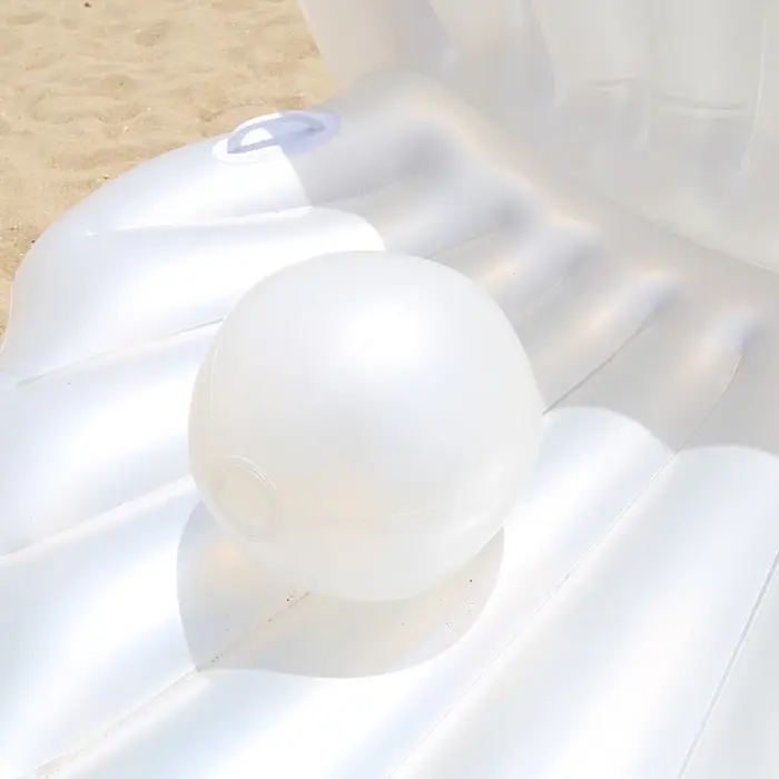 Chaise flottante de piscine avec boule de perles pour adultes
