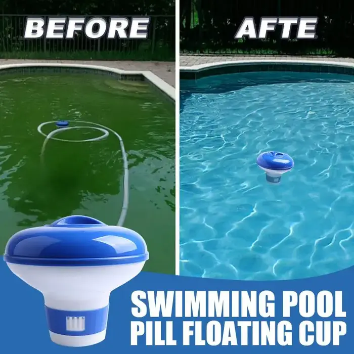 Distributeur de chlore flottant pour piscines intérieures et extérieures