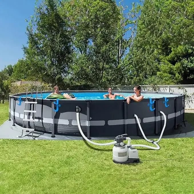 Support de filet d'écumoire de feuilles de piscine au bord