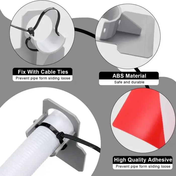 1 ensemble de supports de tuyaux de piscine