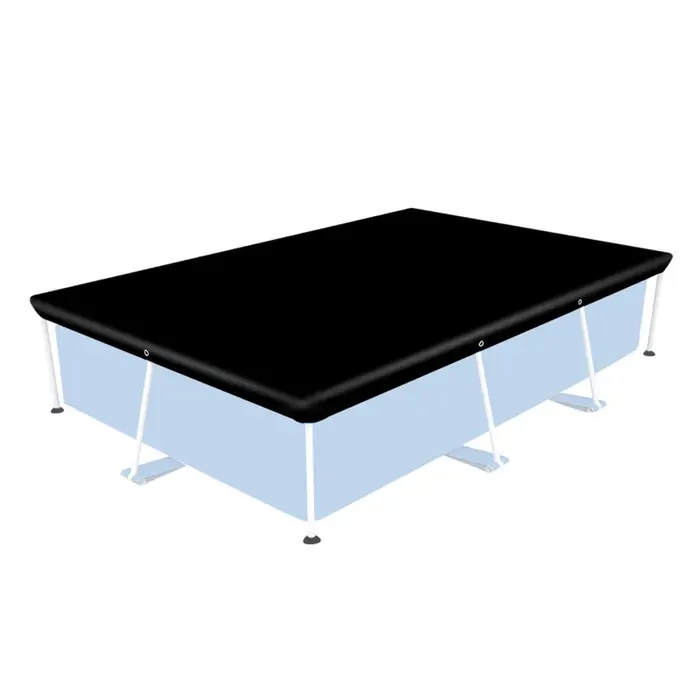 Support rectangulaire extérieur couverture de piscine cour étanche crème solaire anti-poussière