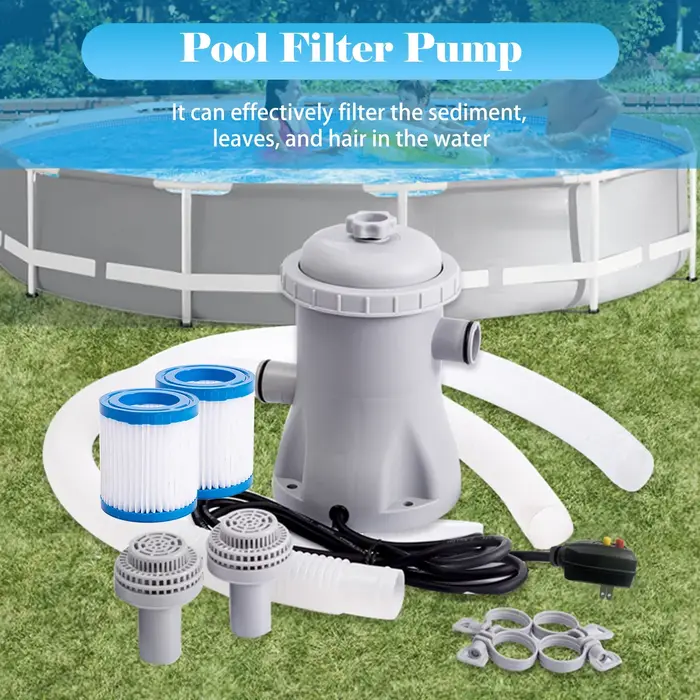Pompe de filtre de piscine 330 GPH