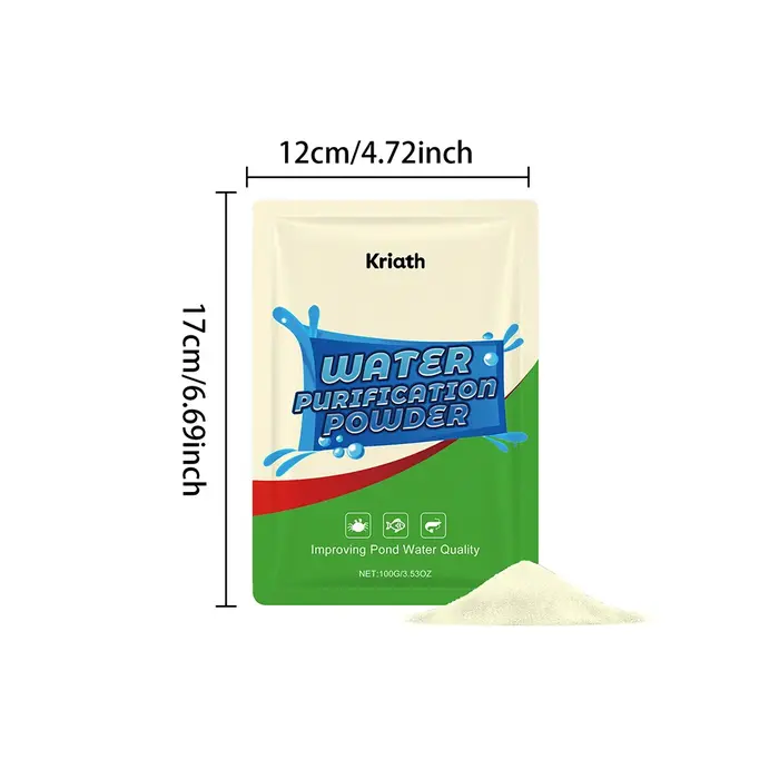 Poudre de Soin pour la Qualité de l'Eau : Traitement Naturel Anti-Algues pour Bassins