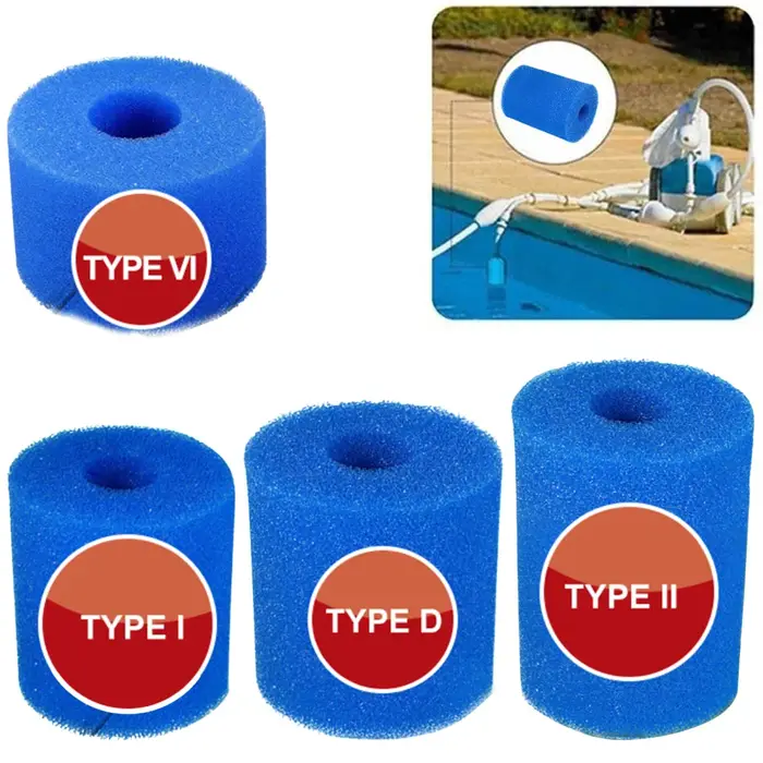 Filtre supporter ficateur de piscine réutilisable pour Intex Type I/II/VI/D