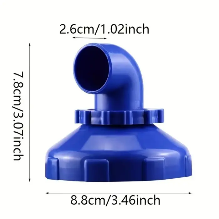 Buse de jet pour piscine 360 °   Buse d'entrée rotative pour piscine, jet de retour de piscine, pièc
