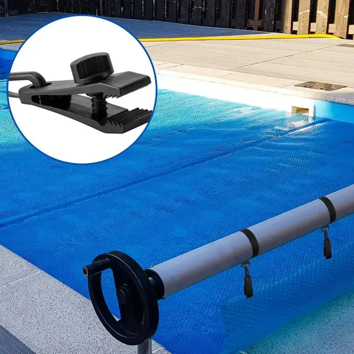 Kit de fixation de bobine de couverture solaire de piscine
