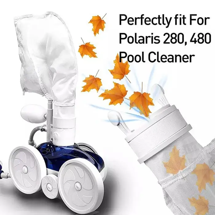 Sac filtrant à fermeture éclair de remplacement pour nettoyeur de piscine Polaris 280 480
