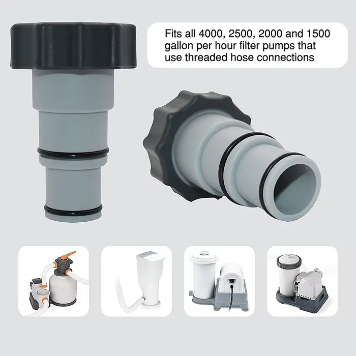 Adaptateur de tuyau de piscine en plastique fileté Intex ARU