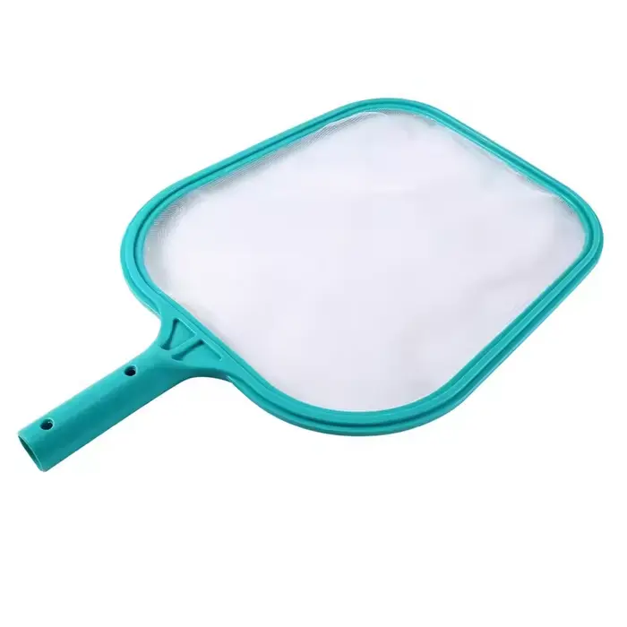 Épuisette à feuilles avec cadre en maille pour piscine et spa (Vert)