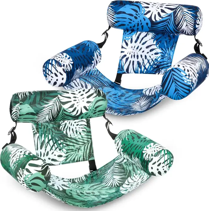 Chaise flottante gonflable estivale - Chaise flottante pour piscine