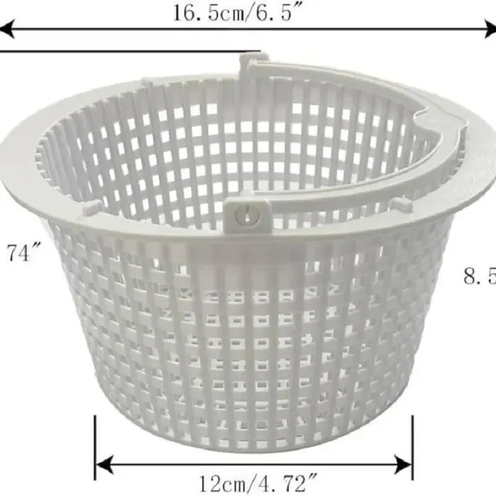 Panier de filtration de remplacement pour skimmer de piscine avec poignée
