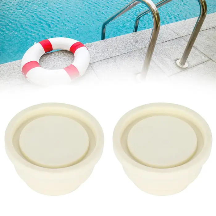Échelle de piscine avec bouchon en caoutchouc