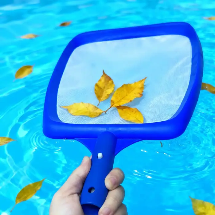 Filet d'écumoire de piscine pour le nettoyage – Élimination efficace des impuretés des feuilles