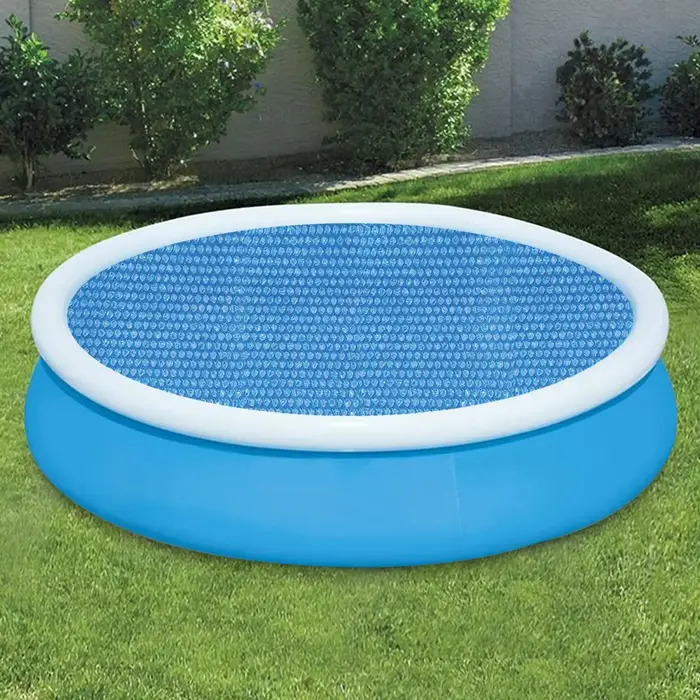 Couverture de piscine solaire ronde en Film PE