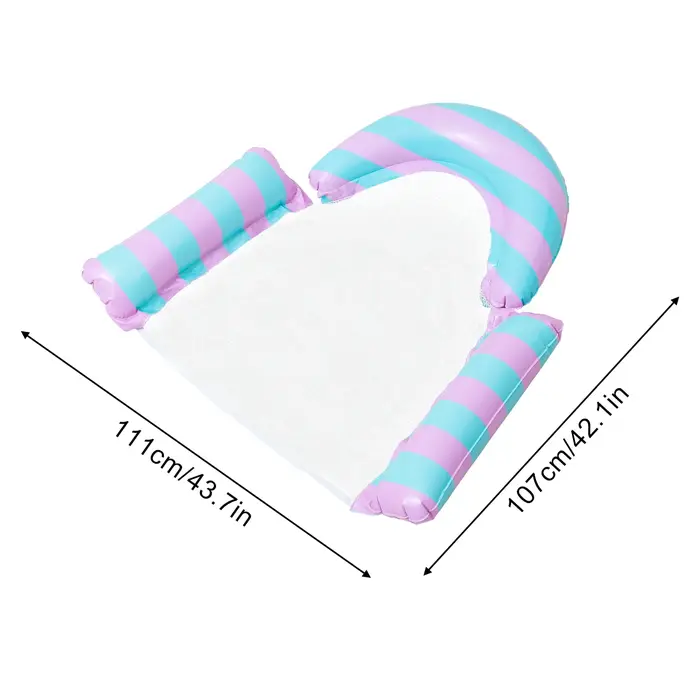 Flotteurs gonflables pour piscine, chaise hamac en filet, chaise longue flottante pour adultes, sièg