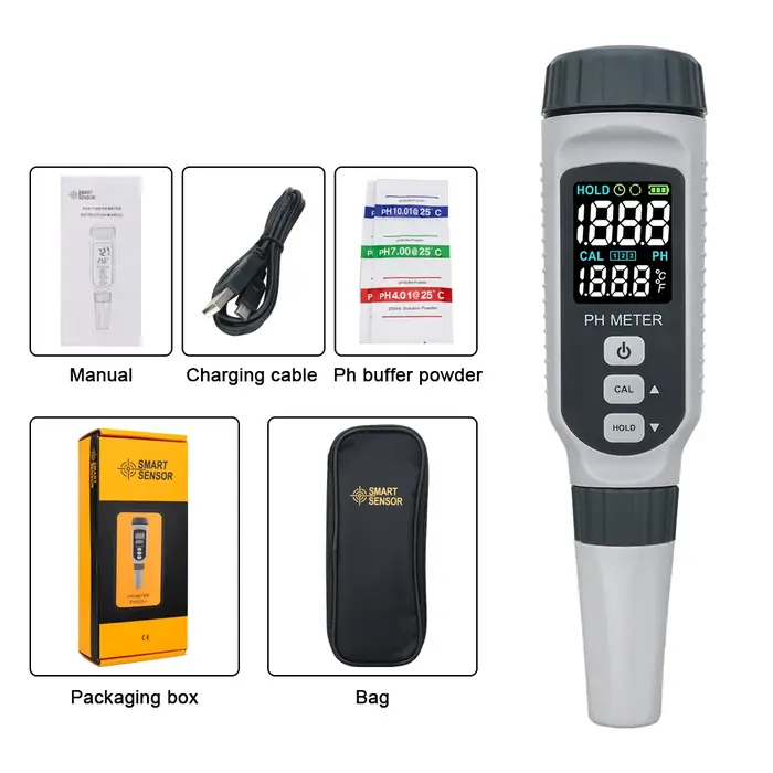 PH mètre stylo Type moniteur de qualité de l'eau acidomètre pour Aquarium piscine testeur d'acidité 