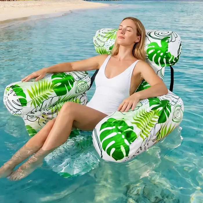 Hamac gonflable aquatique avec accoudoirs