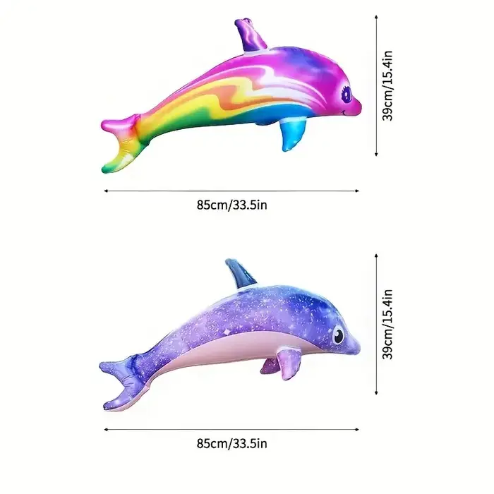 Dauphins et requins gonflables