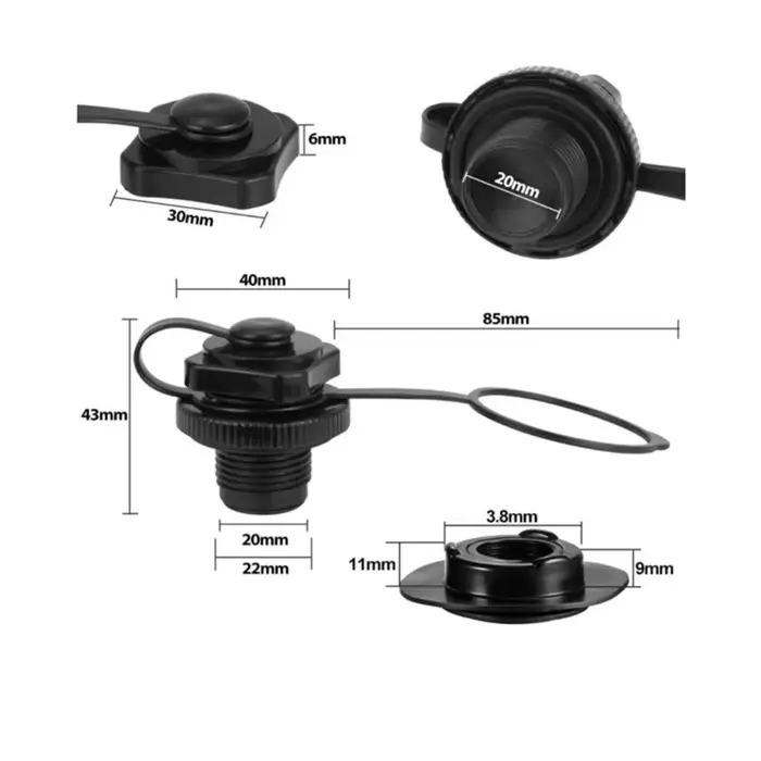 Capuchon de valve à vis pour piscine gonflable