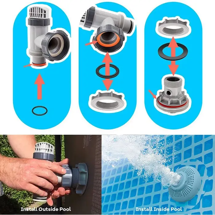 Joint torique en caoutchouc pour Intex Poolovale s10747/25006