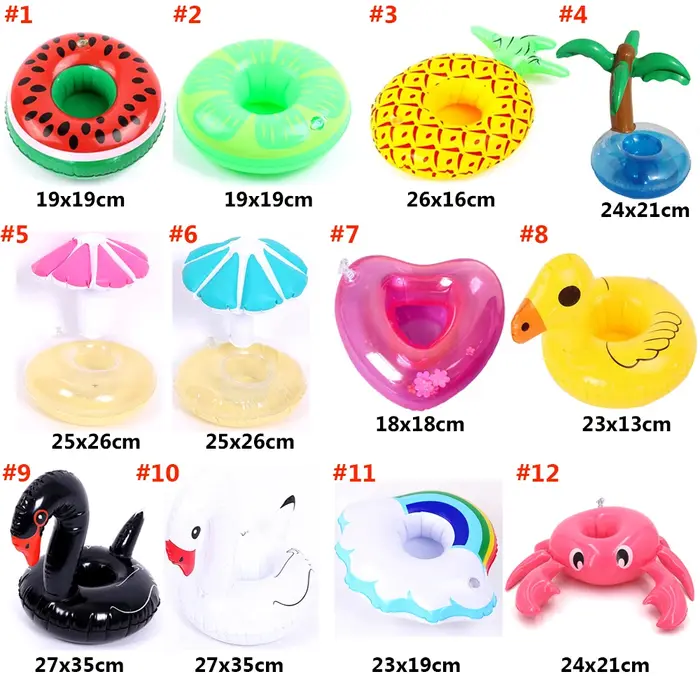 Porte-gobelet gonflable pour piscine