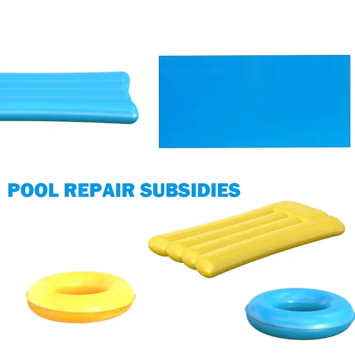 Patch de réparation de piscine multifonctionnel en PVC