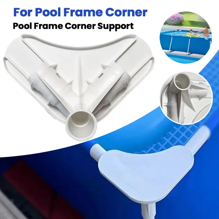 Connecteur d'angle en plastique pour structure de piscine