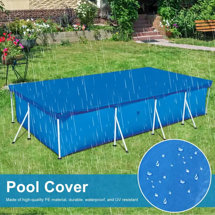 Couverture de piscine solaire rectangulaire 400x211cm